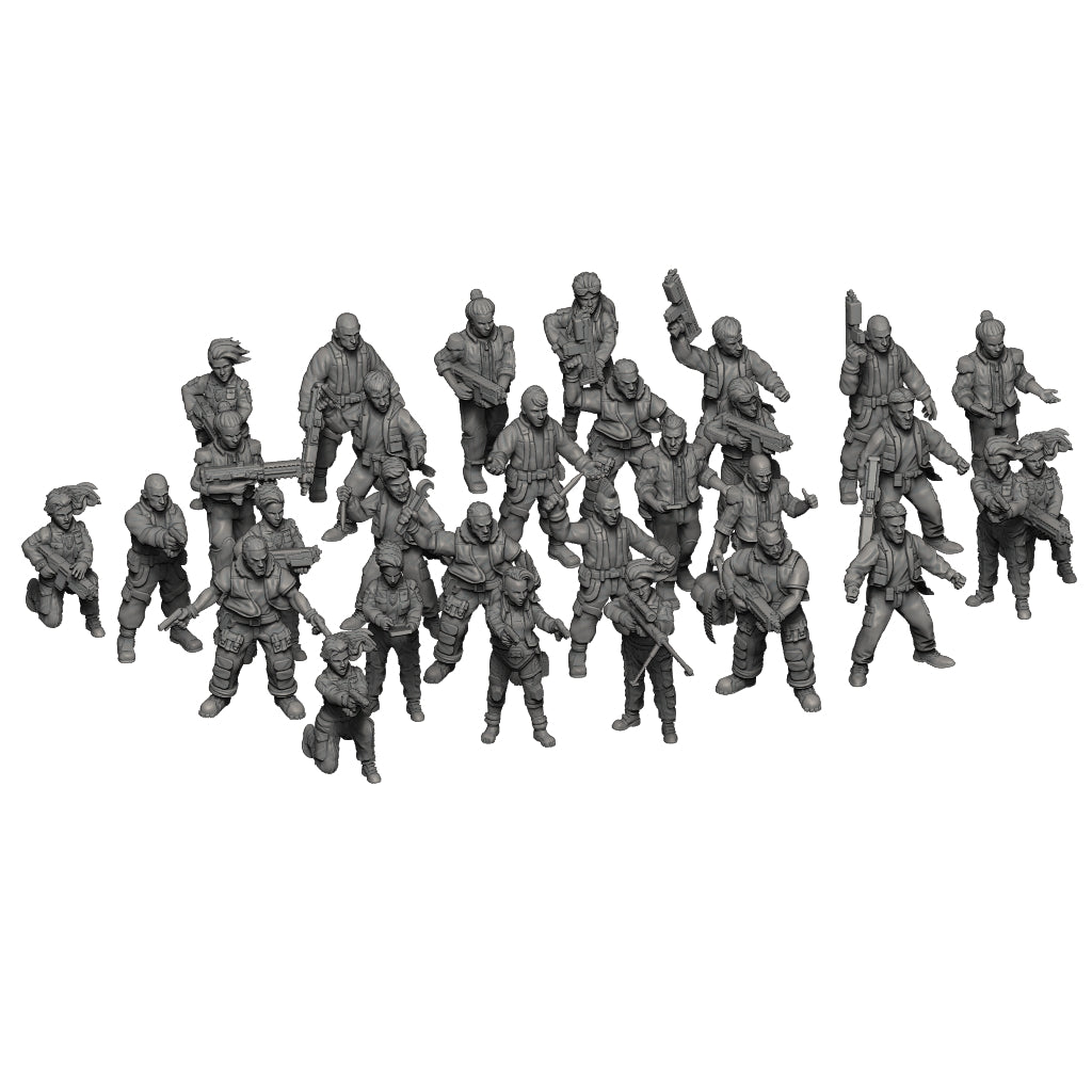 The Expanse Spaceship Crew Miniatures