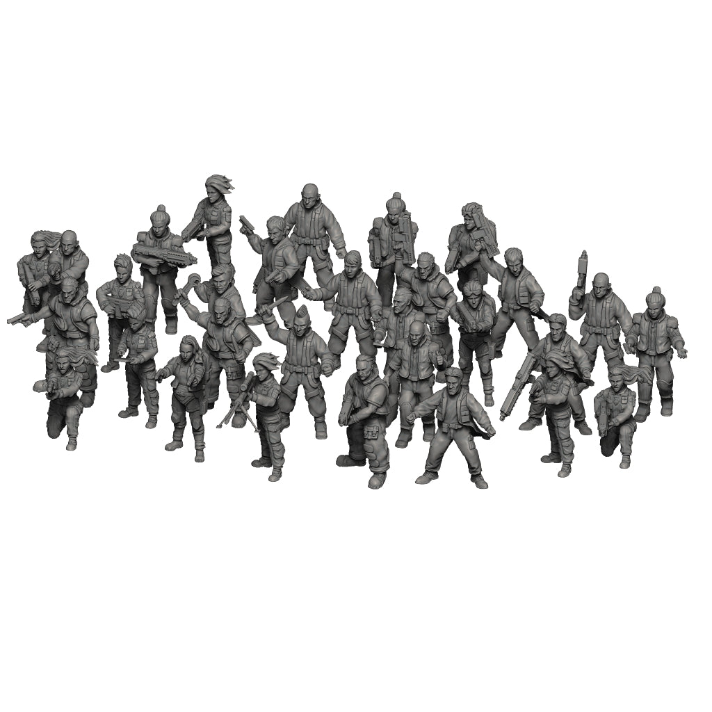 The Expanse Spaceship Crew Miniatures