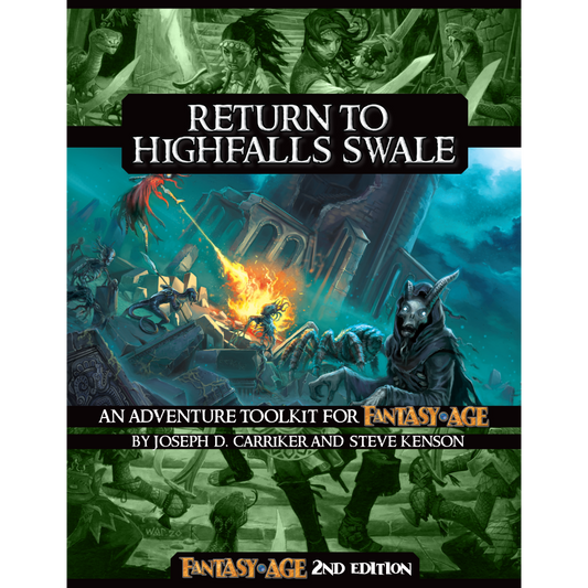 Return to Highfalls Swale (Fantasy AGE 2E Setting / Adventure PDF) *NEW!*