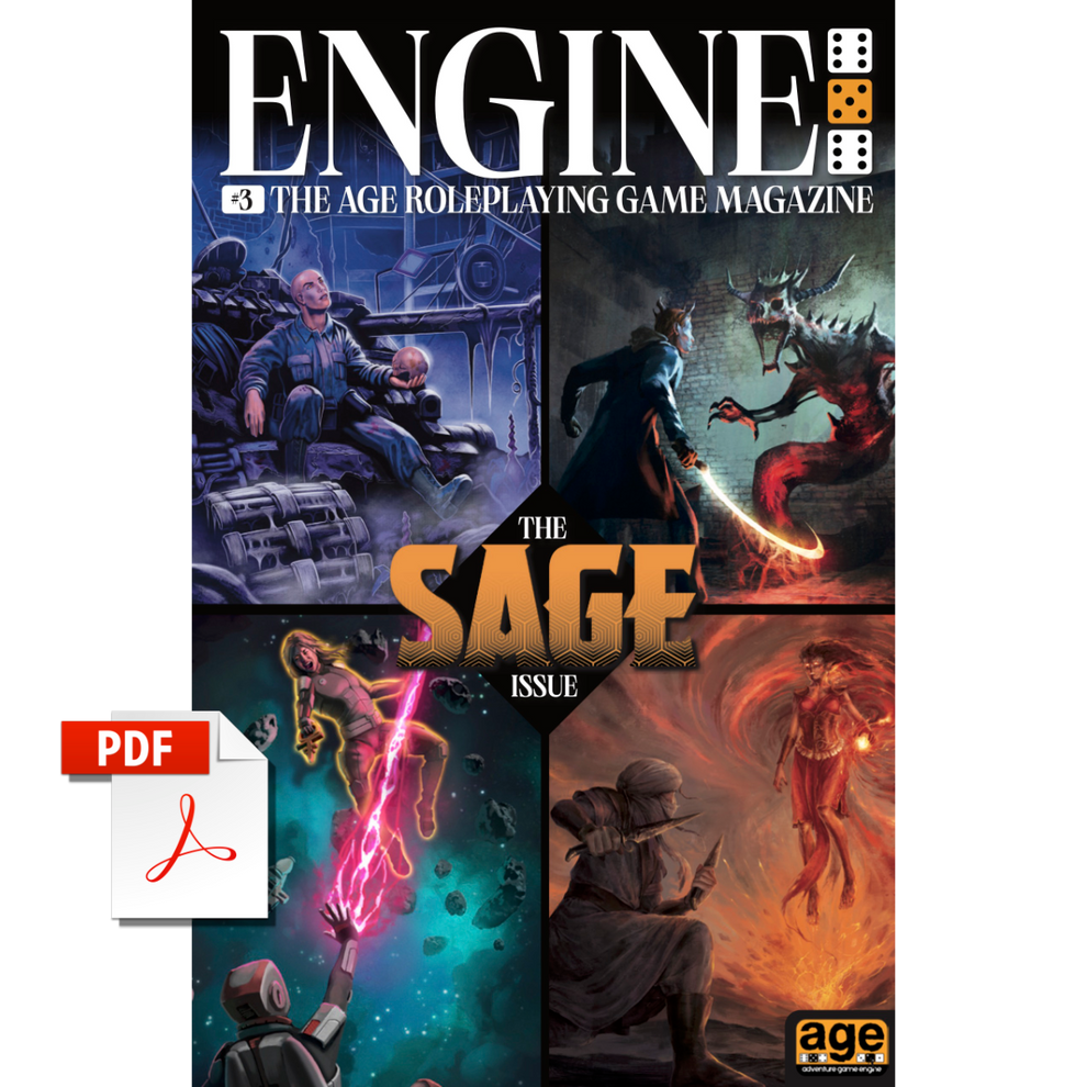 Engine: The AGE Roleplaying Game Magazine #3 – Green Ronin Online Store