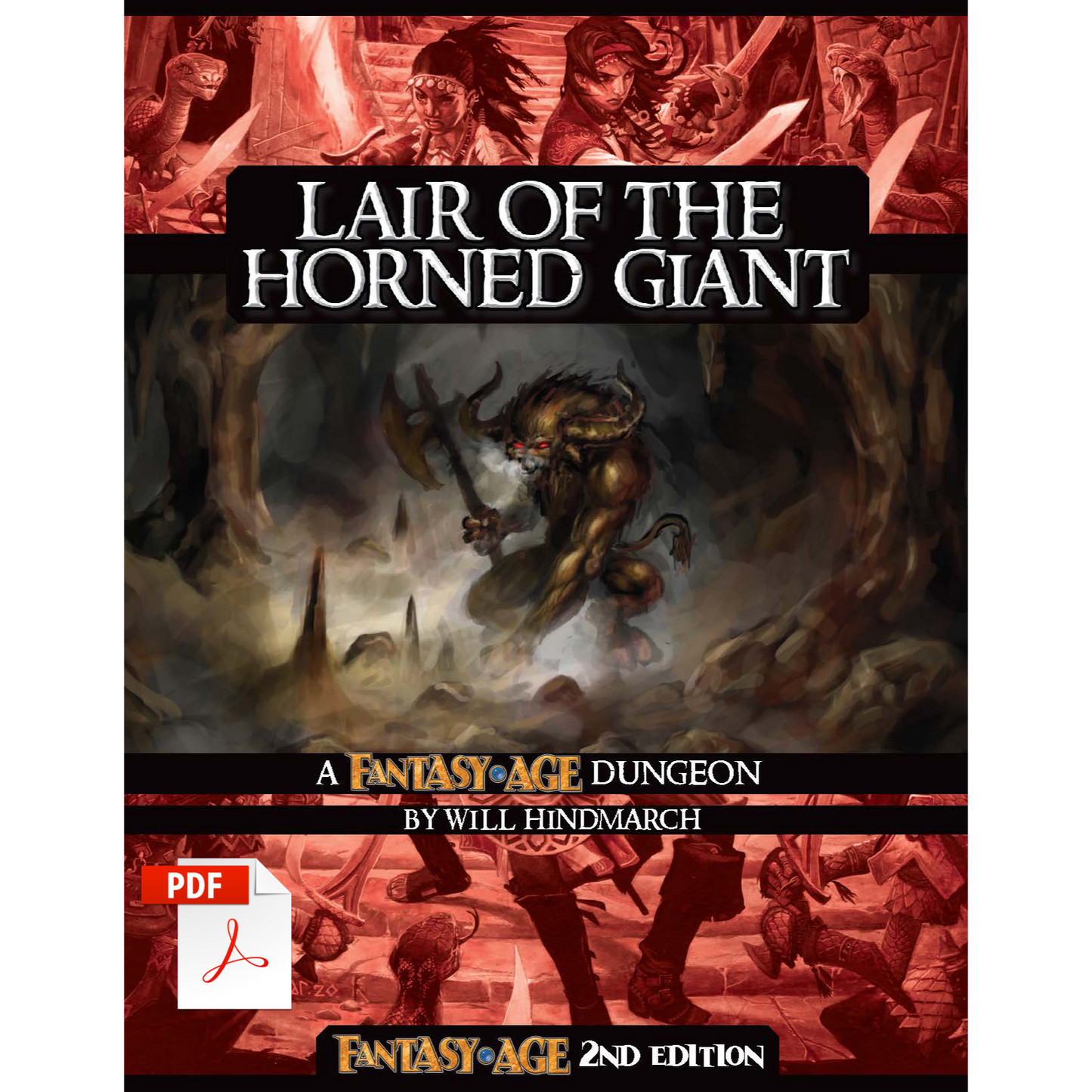 Fantasy AGE Dungeons: Lair of the Horned Giant (PDF)