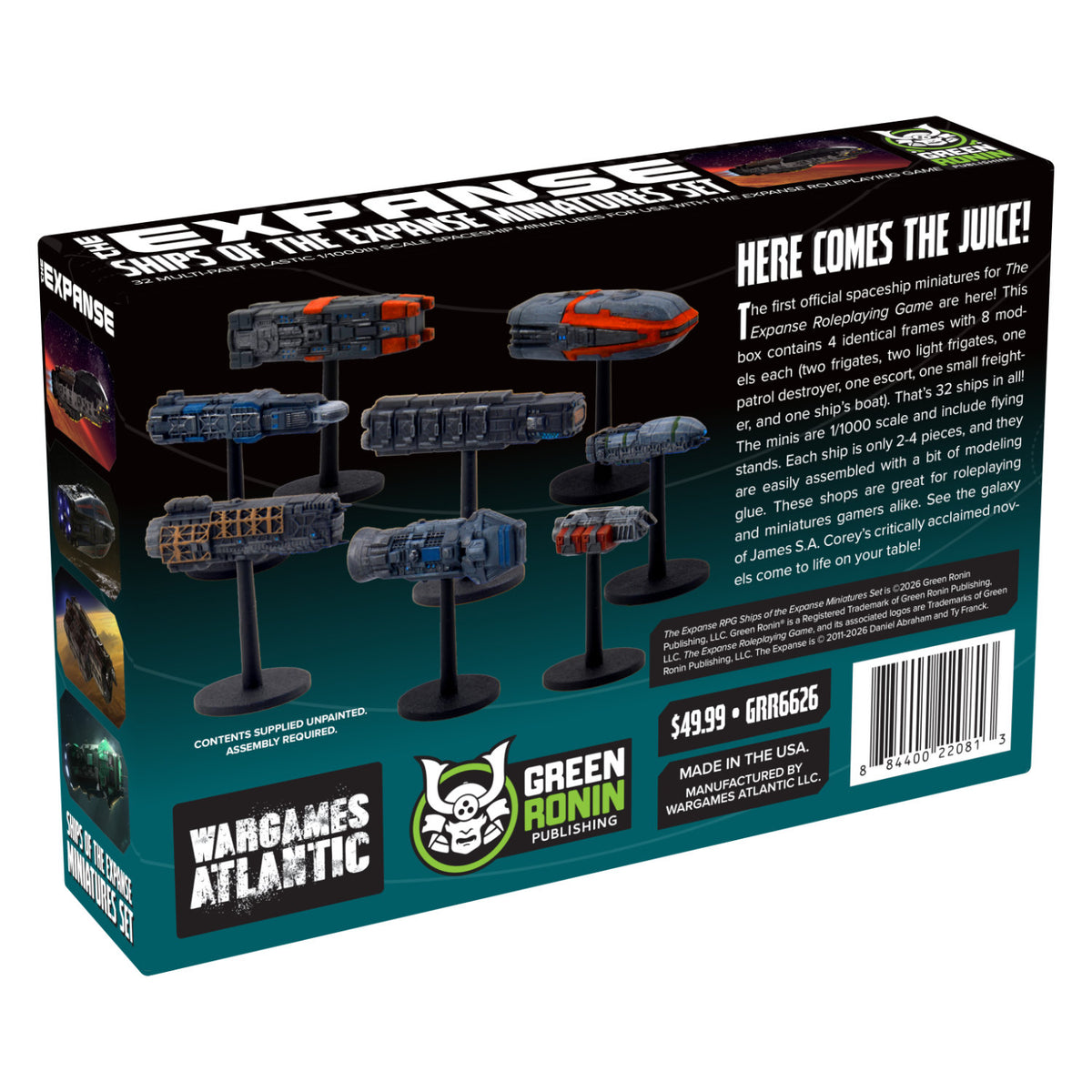 Ships of The Expanse Miniatures
