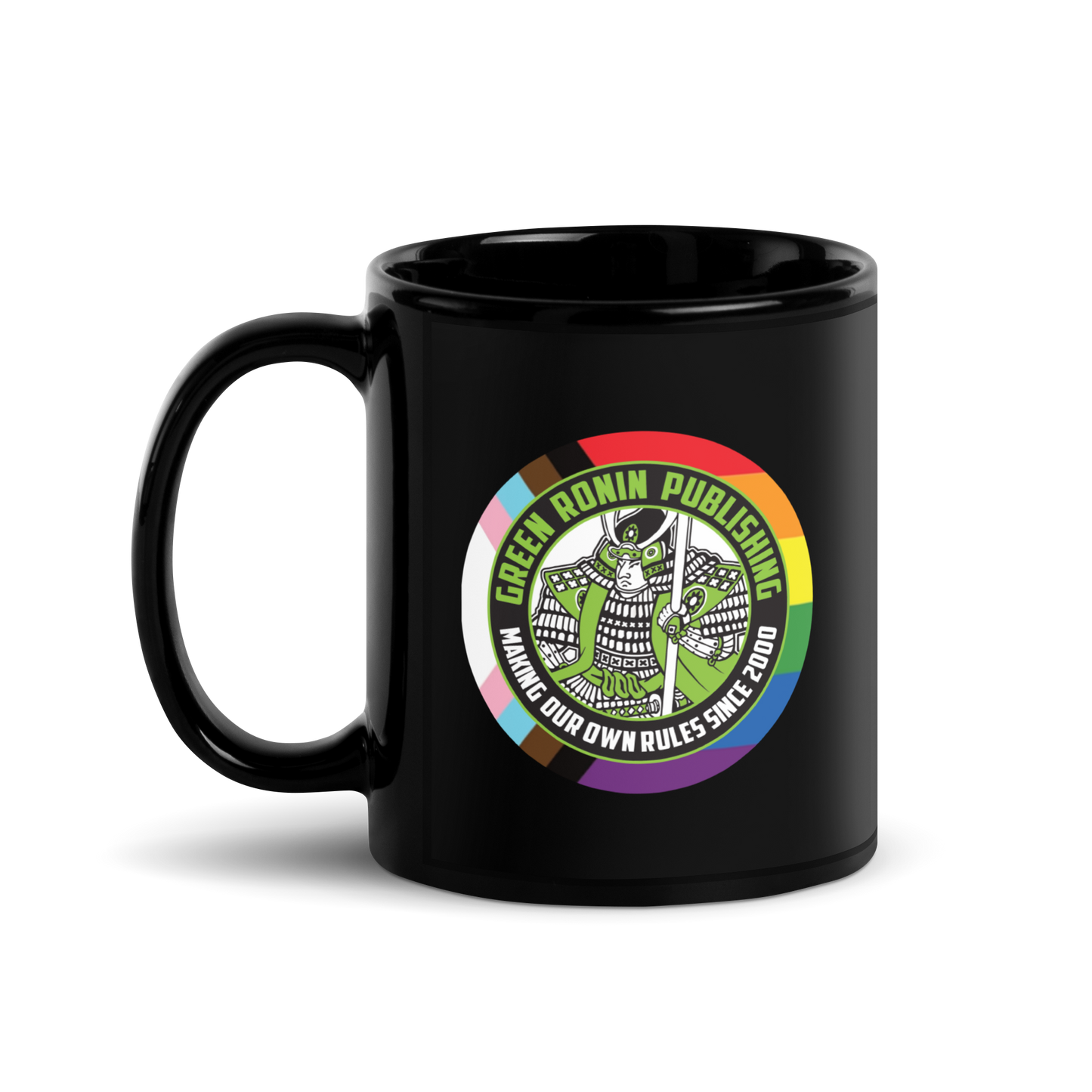 Ronin Pride Black Glossy Mug