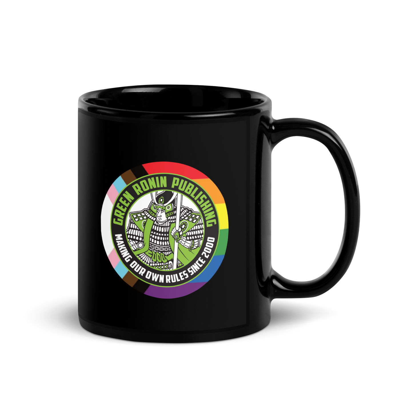 Ronin Pride Black Glossy Mug