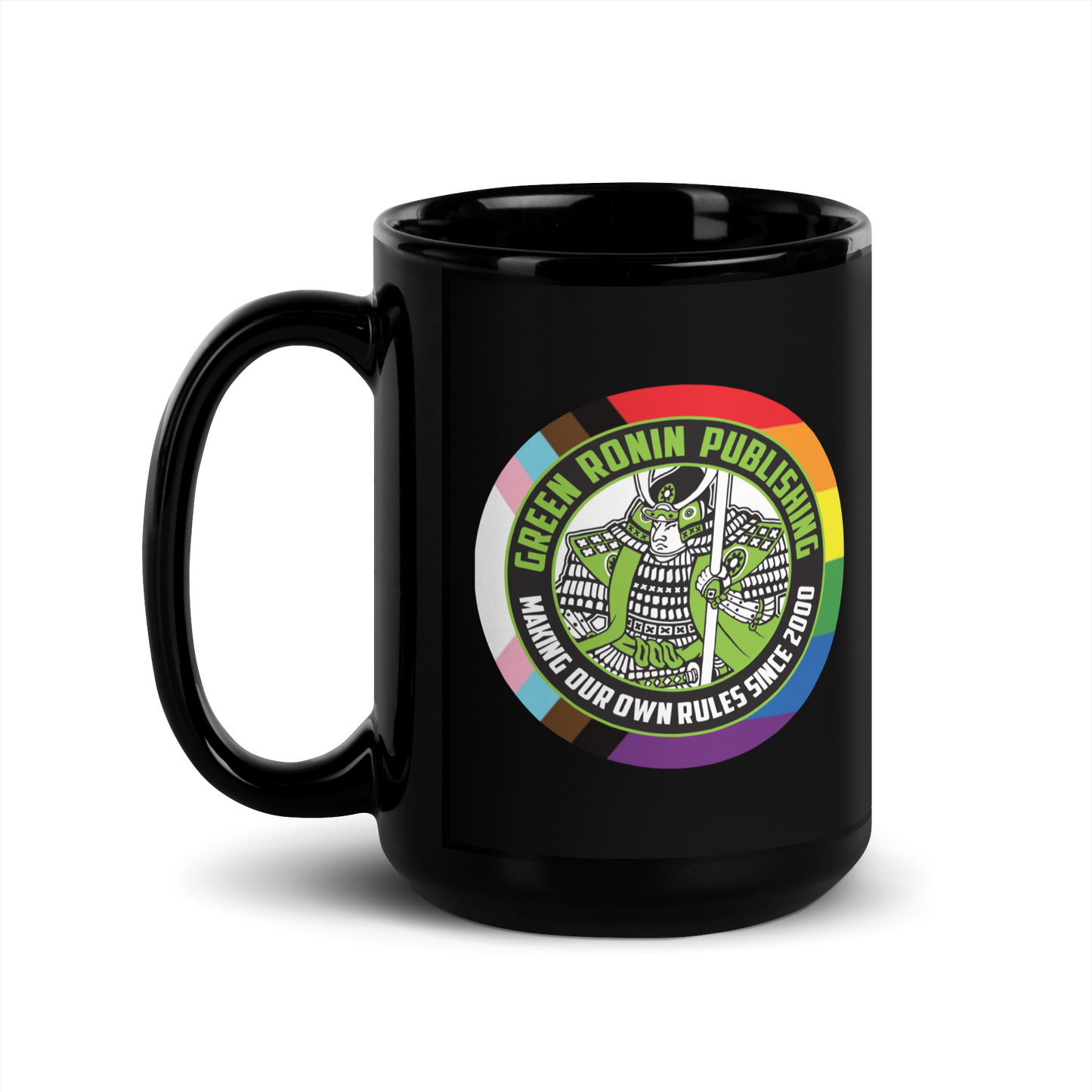 Ronin Pride Black Glossy Mug