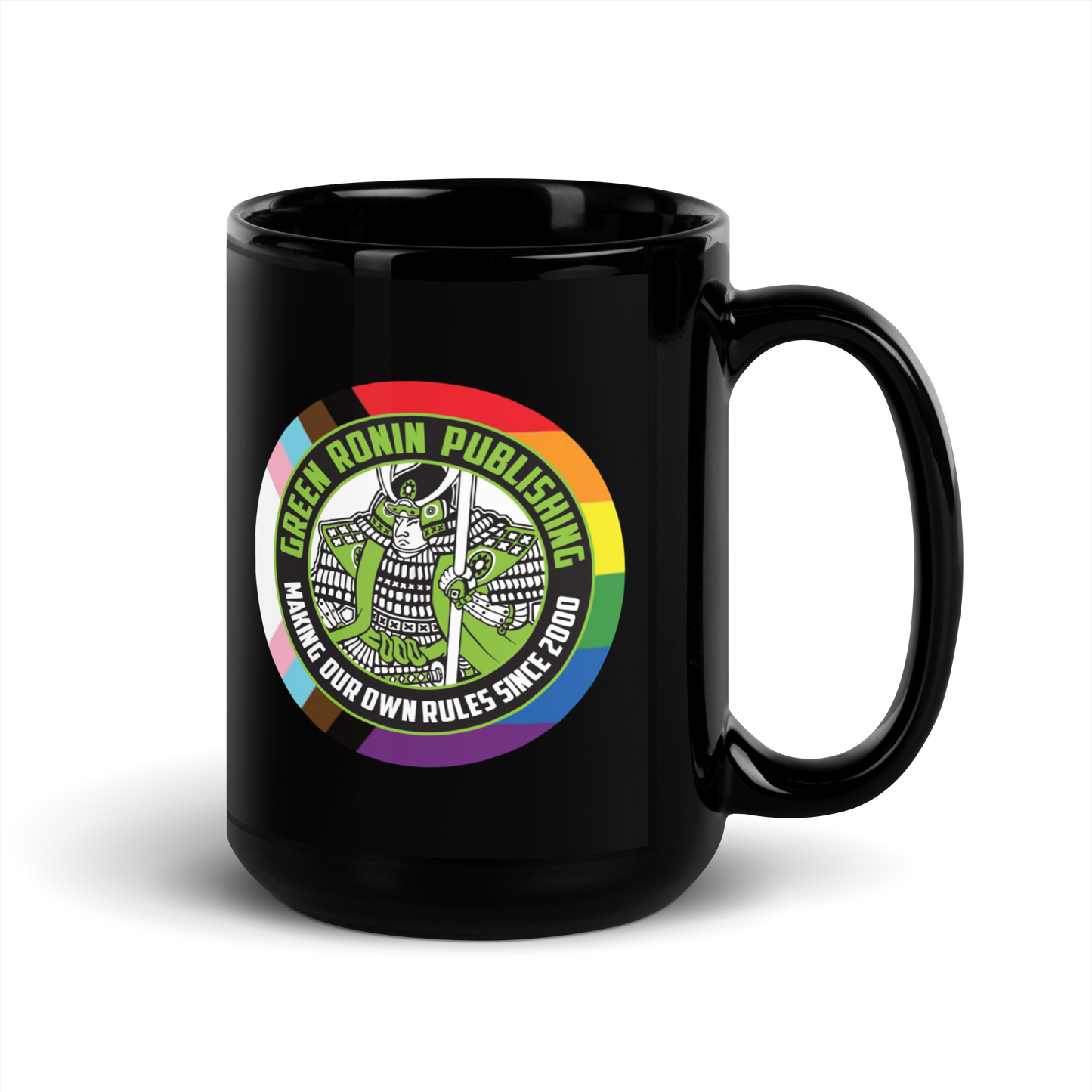 Ronin Pride Black Glossy Mug