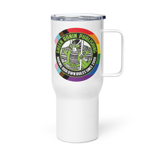 Ronin Pride travel mug with handle