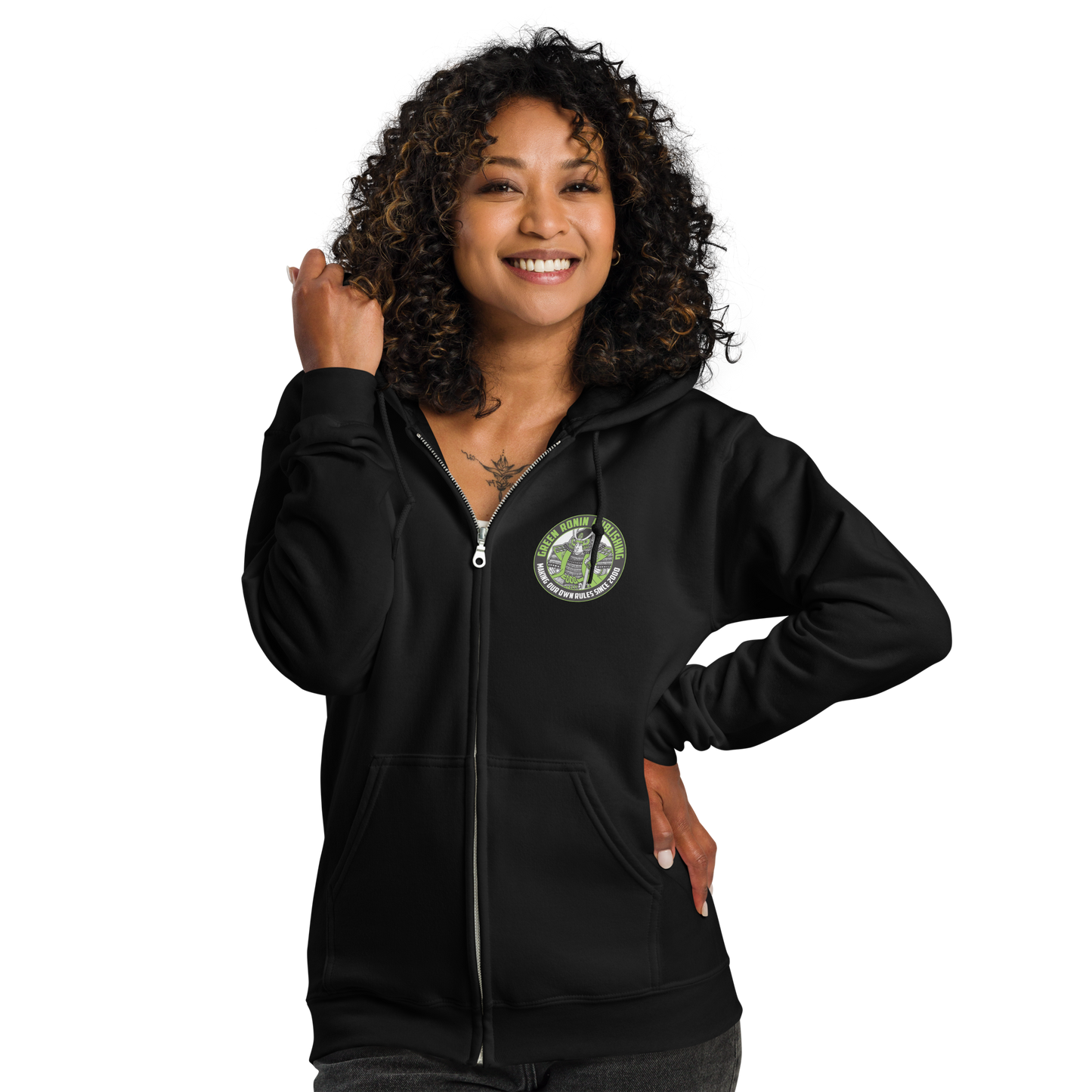 Green Ronin Logo unisex heavy blend zip hoodie