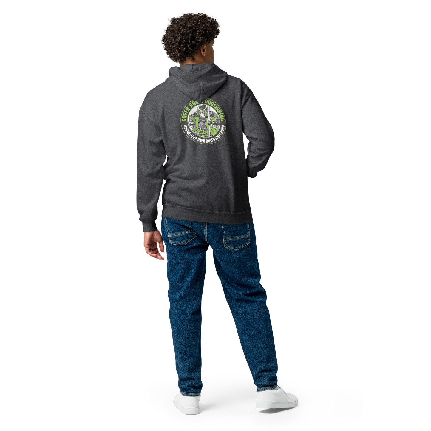 Green Ronin Logo (back placement) unisex heavy blend zip hoodie