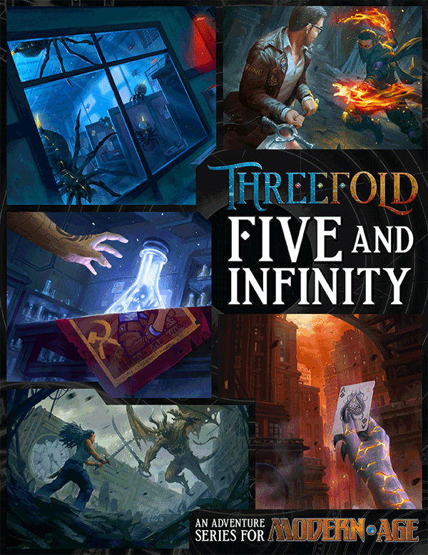 Five and Infinity: Threefold Adventure Series for Modern AGE (PDF)