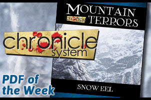 Mountain Terrors: Snow Eel (Chronicle System PDF)