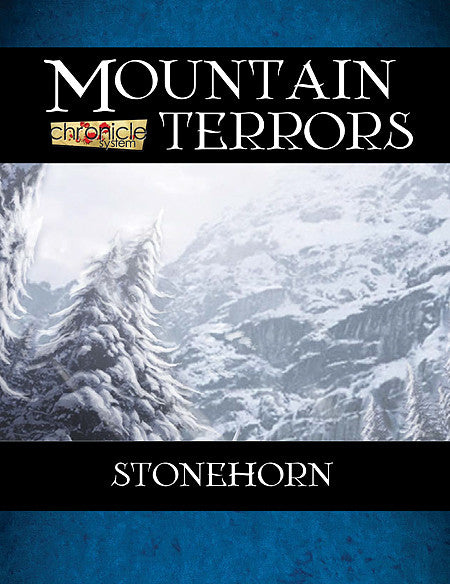 Mountain Terrors: Stonehorn (Chronicle System PDF)