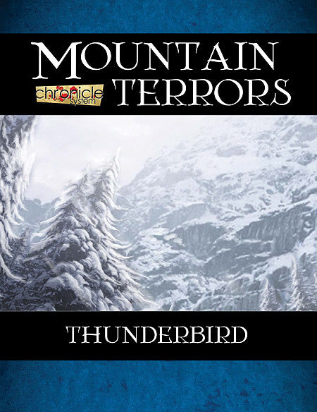 Mountain Terrors: Thunderbird (Chronicle System PDF)