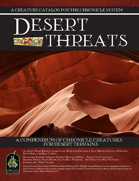 Desert Threats (Chronicle System PDF)