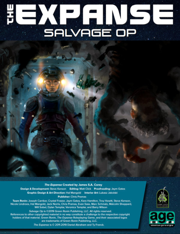 Salvage Op (An Adventure PDF For The Expanse RPG )