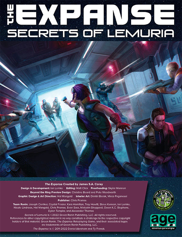 Secrets of Lemuria (An Adventure PDF For The Expanse RPG )