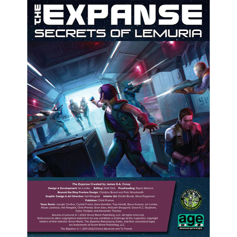 Secrets of Lemuria (An Adventure PDF For The Expanse RPG )