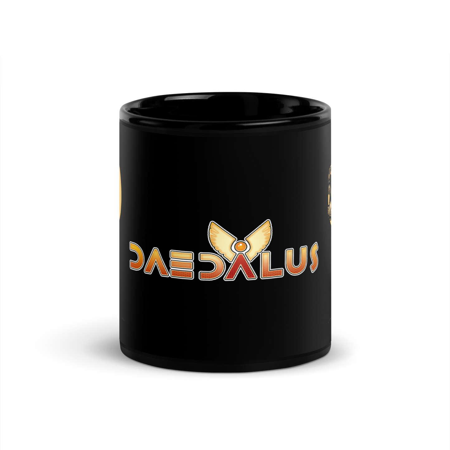 Daedalus Black Glossy Mug