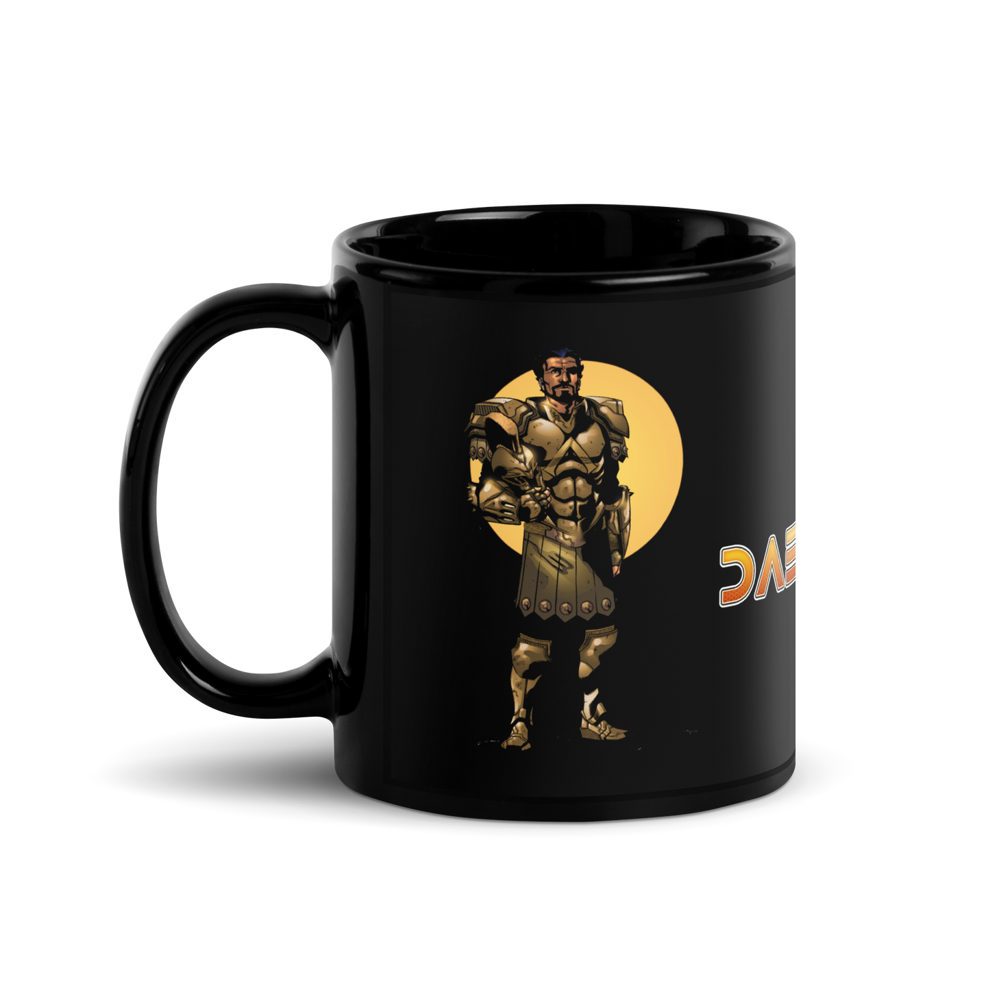 Daedalus Black Glossy Mug