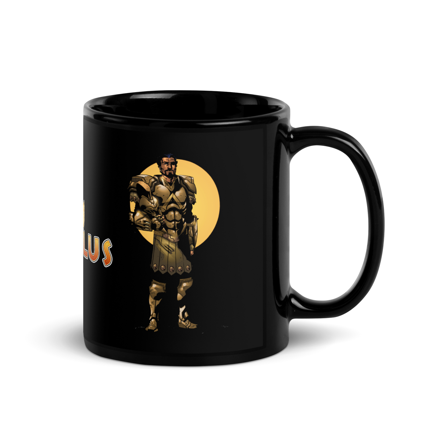 Daedalus Black Glossy Mug