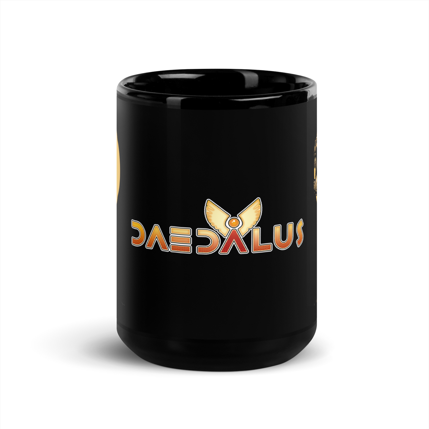 Daedalus Black Glossy Mug