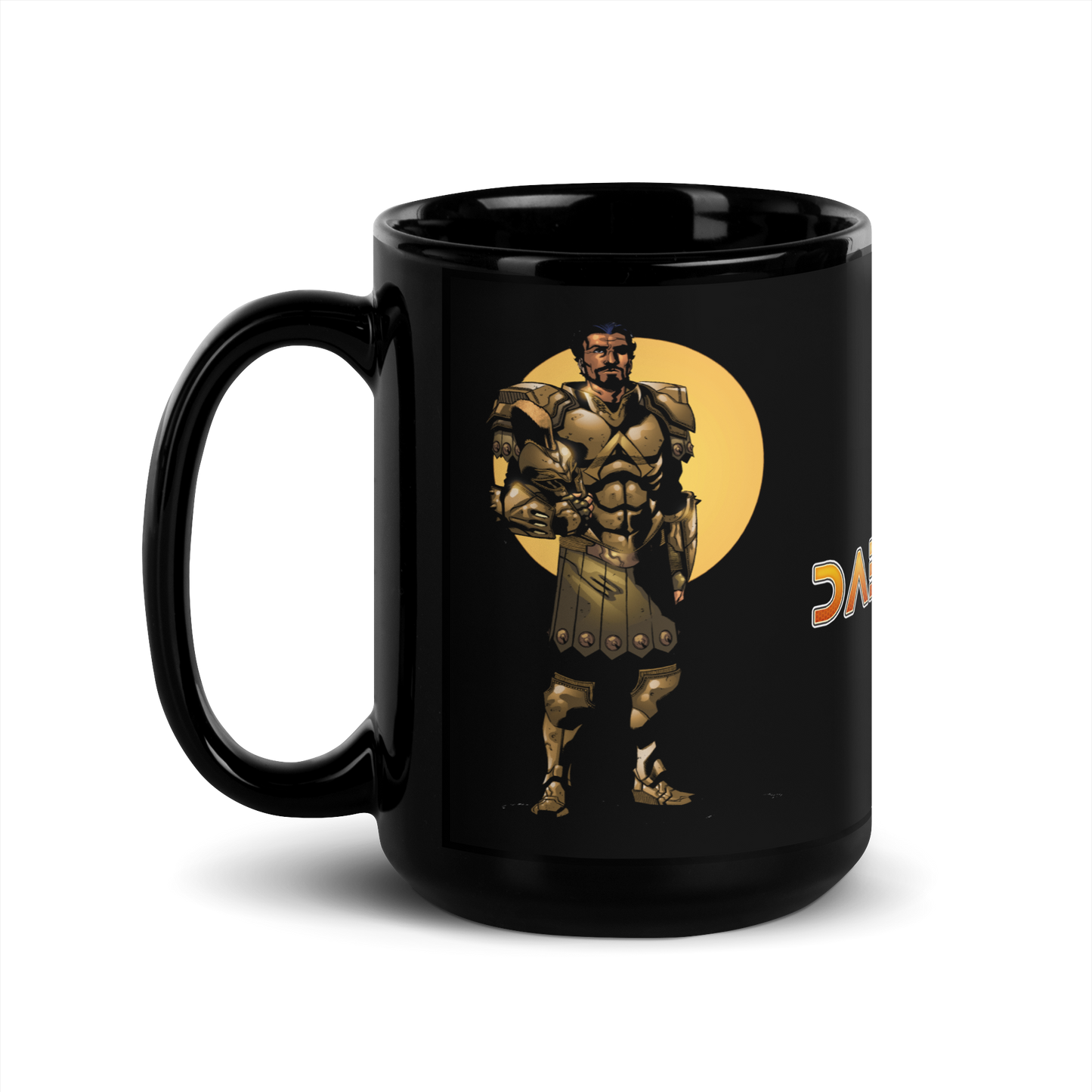 Daedalus Black Glossy Mug