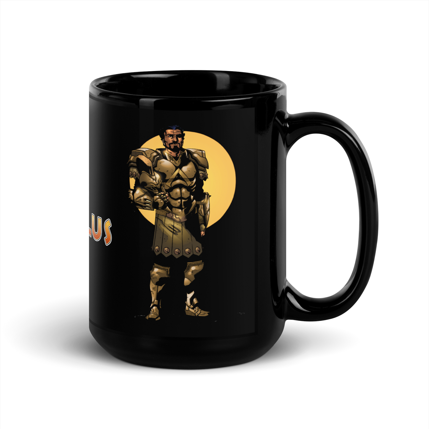 Daedalus Black Glossy Mug