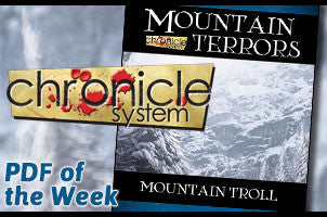 Mountain Terrors: Mountain Troll (Chronicle System PDF)