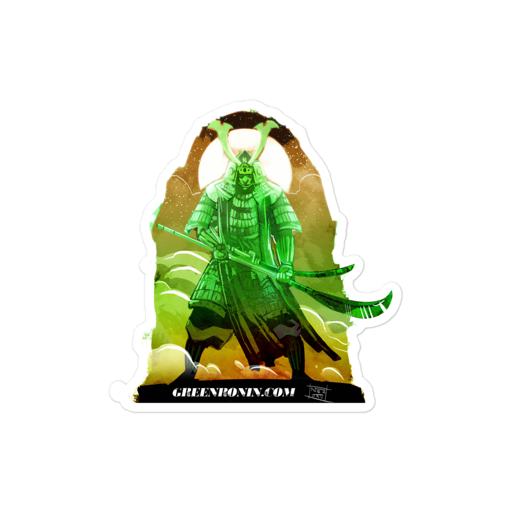 The Green Ronin Kiss-Cut Sticker (three sizes)