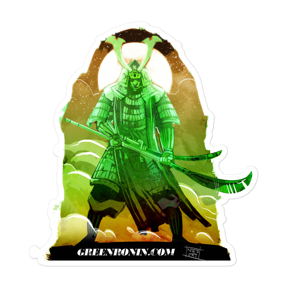 The Green Ronin Kiss-Cut Sticker (three sizes)