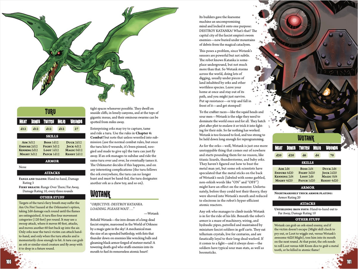 Ork R2 D2 Ork! The Roleplaying Game, Second Edition – Green Ronin Online Store