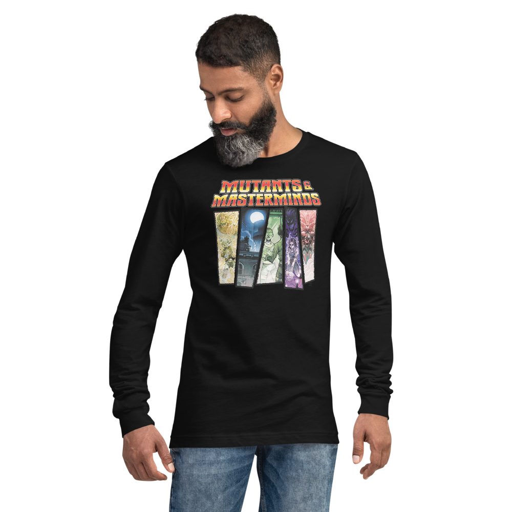 Mutants & Masterminds: Domenico Neziti Long-Sleeve Unisex Tee