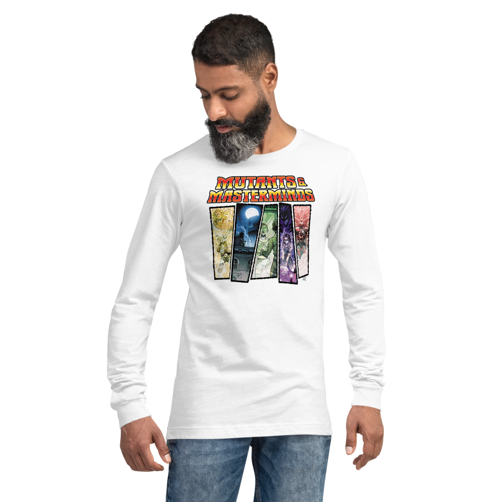 Mutants & Masterminds: Domenico Neziti Long-Sleeve Unisex Tee